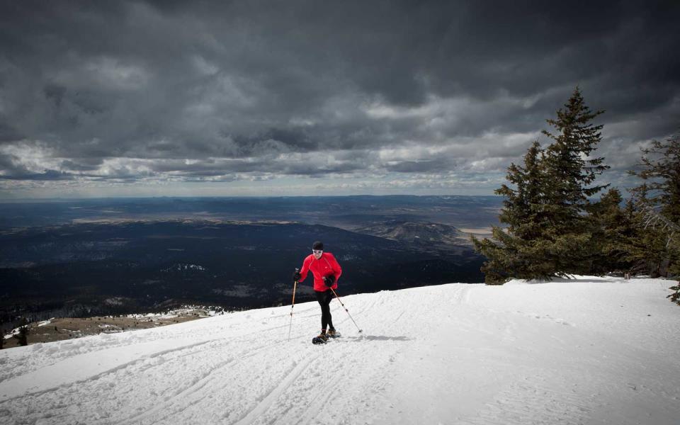 Mt. Taylor Winter Quadrathalon, New Mexico