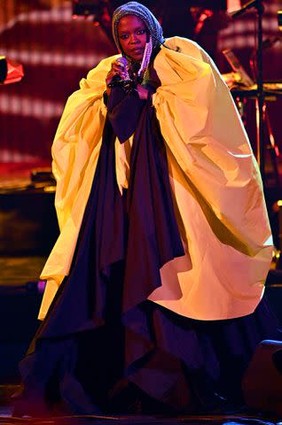 <p>Paras Griffin/Getty</p> Lauryn Hill performs onstage during the 2024 BET Awards in Los Angeles on June 30, 2024