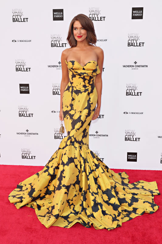 Whitfield wearing a Richard Quinn gown from the Albright Fashion Library to the 2023 New York City Ballet Fall Gala.<p>Photo: Cindy Ord/Getty Images</p>