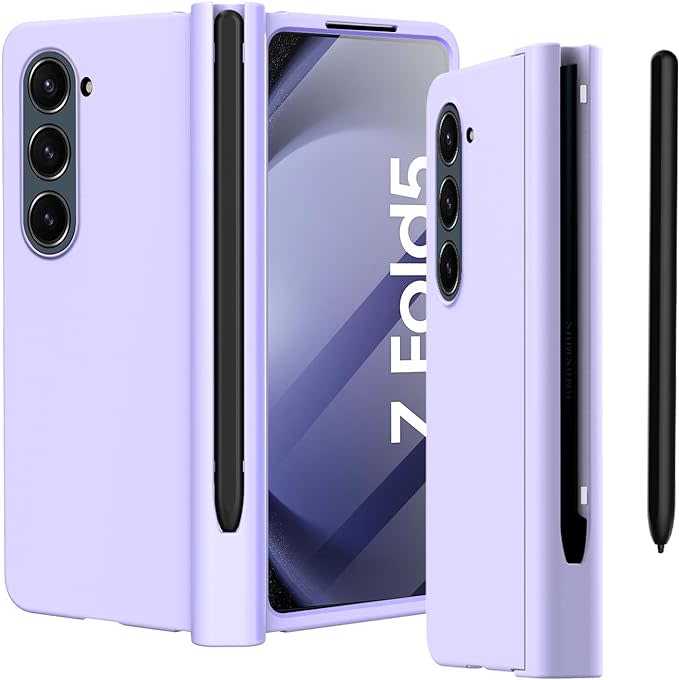 AICase Phone Case for Samsung Galaxy Z Fold 5 in purple.