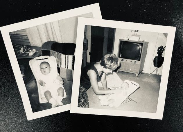 The author as a baby with her adoptive mom. (Photo: Photo courtesy of Andrea Ross)