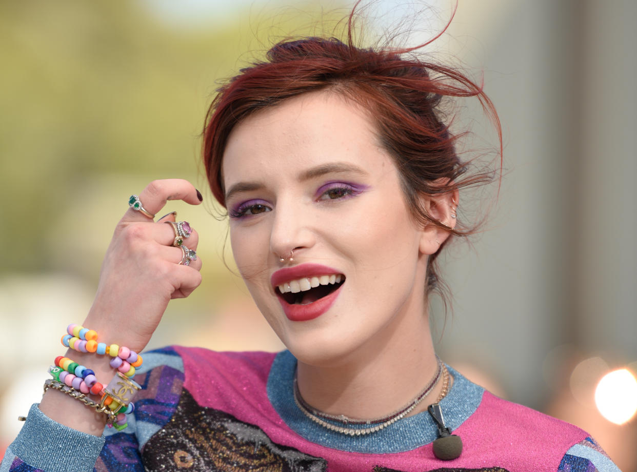 Bella Thorne is speaking out against the Teen Choice Awards. (Photo: Getty Images)