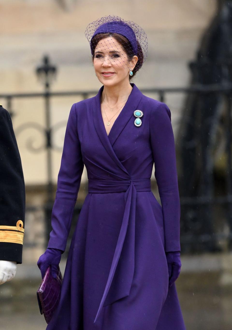 dignitaries and members of the royal family arrive at westminster abbey to attend the king's coronation on 6th may 2023 in london, uk