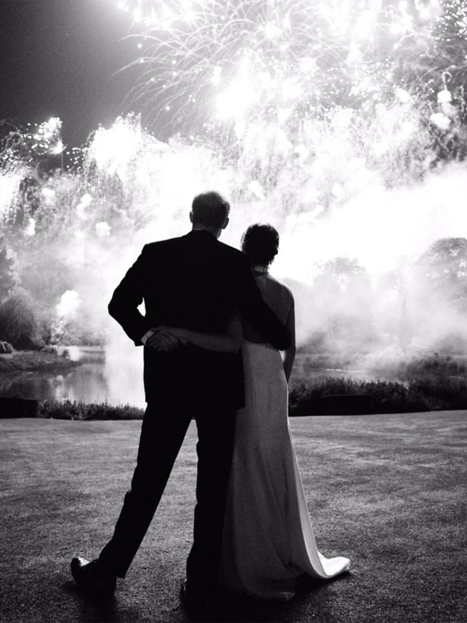 The Sussexes shared a previously unsees photo from their wedding day Kensington Palace