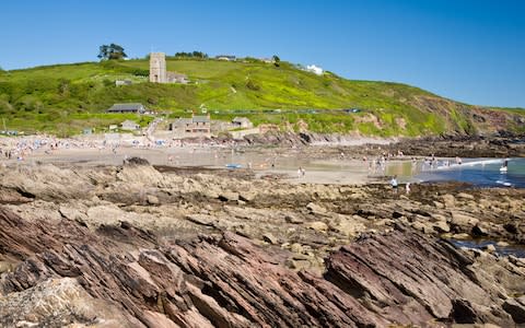 This beach near Plymouth is Bill Oddie's favourite spot for rock pooling - Credit: ALAMY