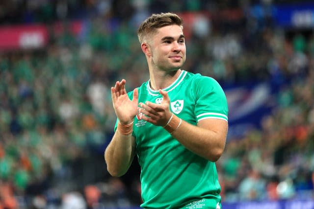 Ireland's Jack Crowley starts at fly-half