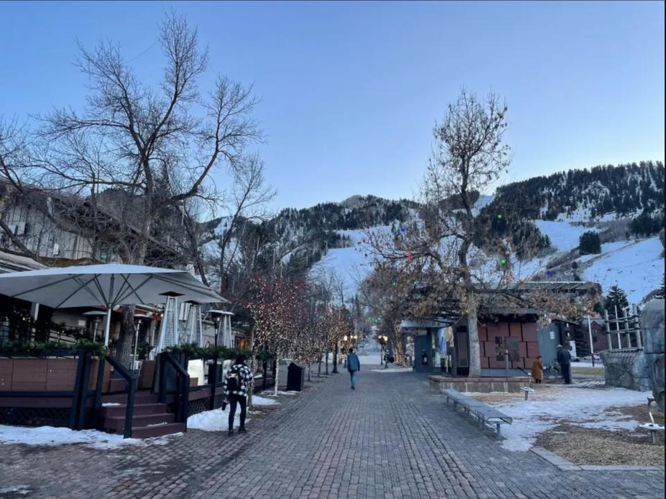 A street in Aspen, Colorado.