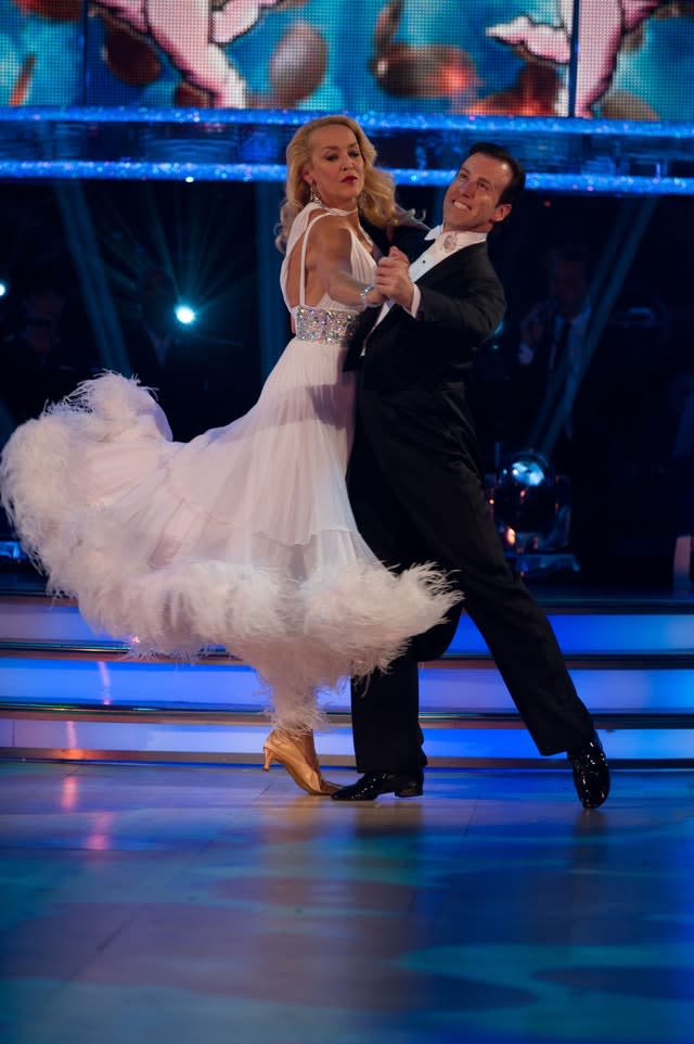 Anton Du Beke and Jerry Hall