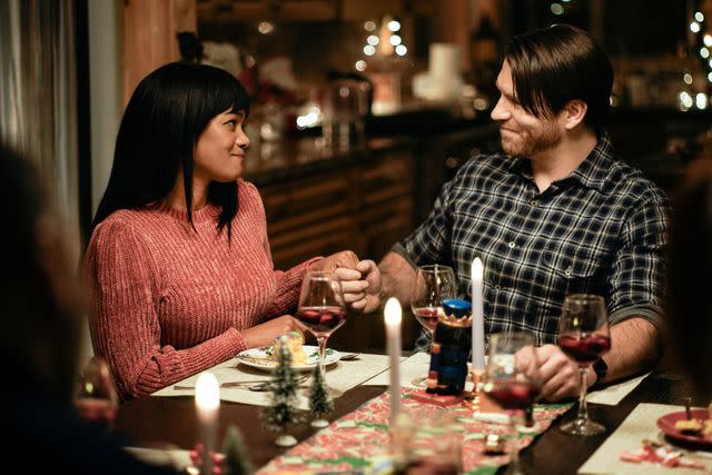 <p>A+E Networks/Lifetime</p> Tatyana Ali and Jesse Kove in Lifetime's 'The Holiday Proposal Plan'