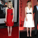 <b>Emma Stone </b><br><br>The Gangster Squad actress dazzled in a red Lanvin dress at the film's LA premiere and an Andrew Gn SS13 frock to announce the Oscar nominations.<br><br>Images © Rex