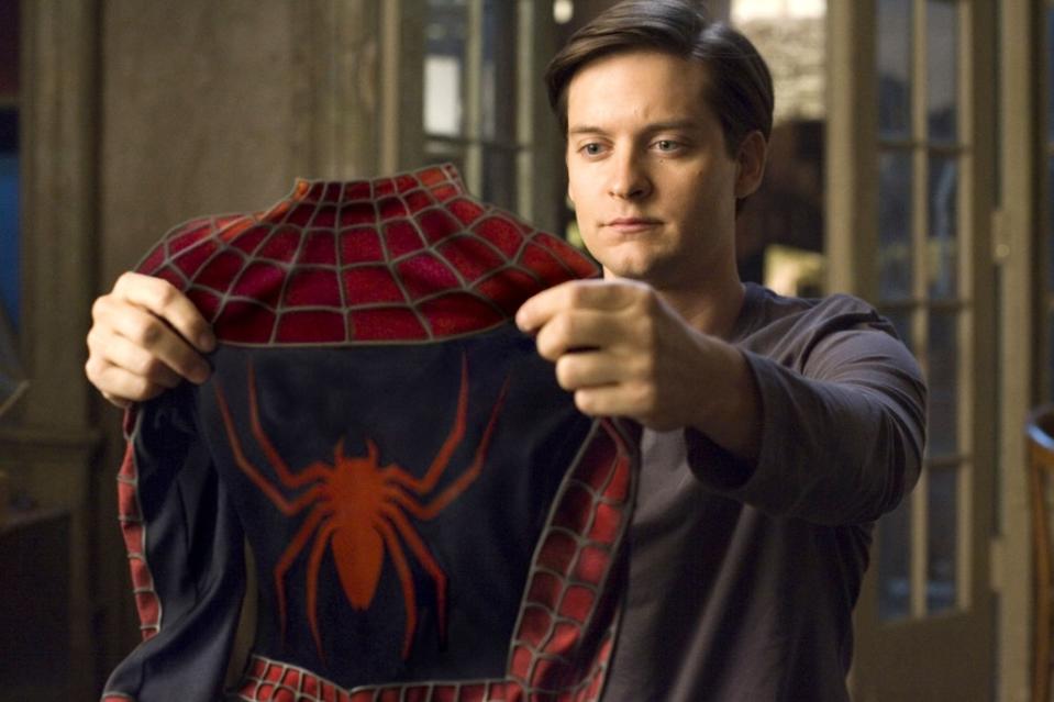 Tobey Maguire has played Peter Parker in four films — and he could be returning for a fifth. Sony Pictures/Courtesy Everett Collection