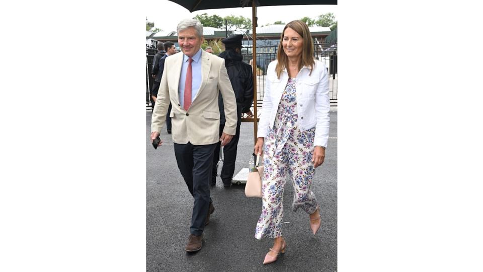 Michael and Carole Middleton at Wimbledon