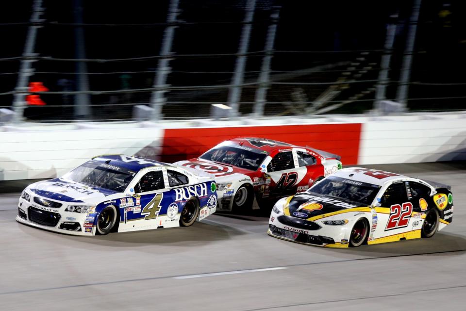 Kevin Harvick still leads the pack (Getty). 