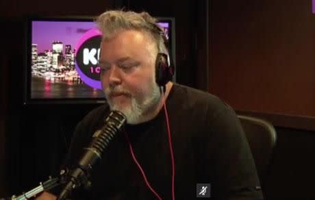 During Wednesday morning's KIIS FM Kyle and Jackie O breakfast radio show, Kyle played an old, unheard snippet of audio of Jackie, launching into a swearing tirade at a producer. Source: KIIS FM