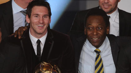 Messi hasn't won a World Cup like Pele, but he's played against the world's best in Europe.