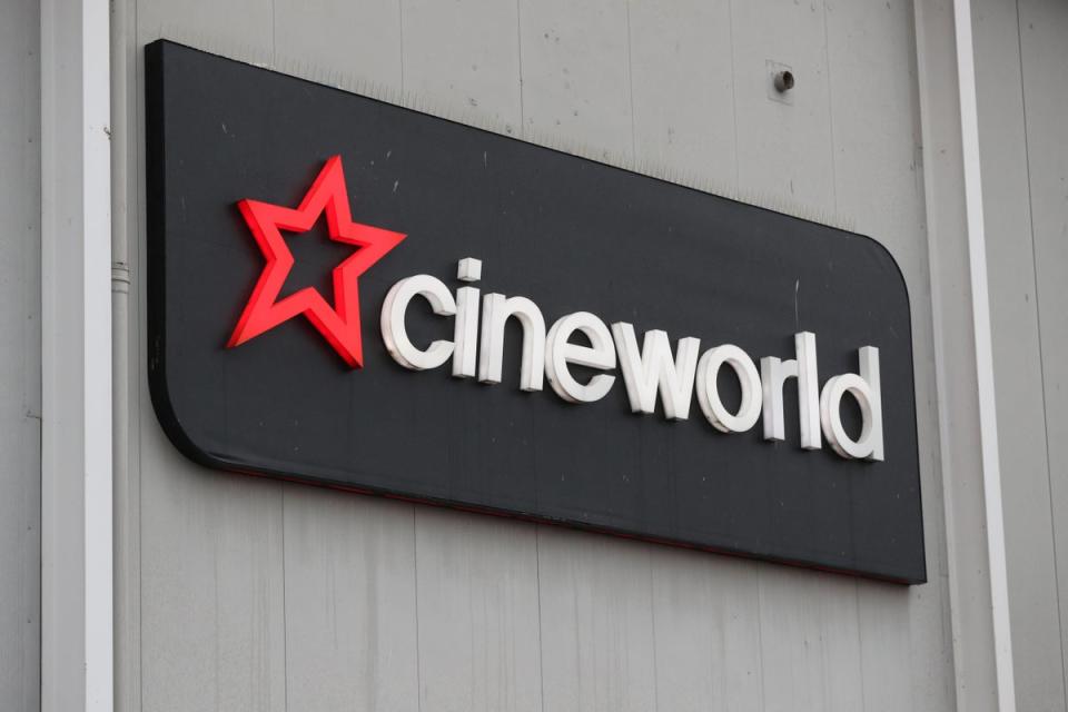 There are reports Cineworld will file for bankruptcy within weeks (Jonathan Brady/PA) (PA Archive)
