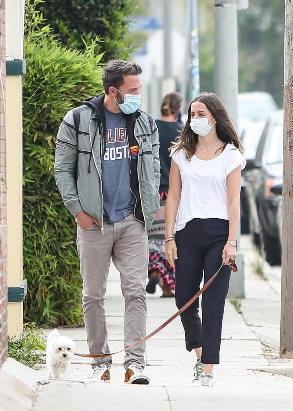 Ben Affleck and Ana de Armas are seen on July 24, 2020 in Los Angeles, California.