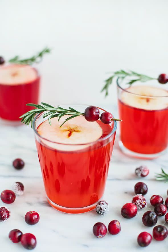 Cranberry Apple Cider Christmas Punch