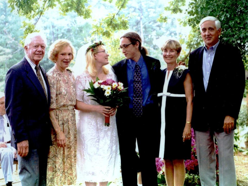 Amy Carter on her wedding day.