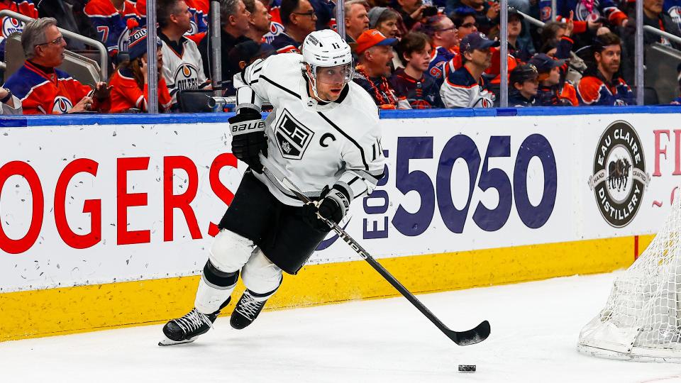 Although Kopitar is in the twilight of his career, he showed in Game 1 the effect he can still have on all facets of a hockey game. (Getty Images)