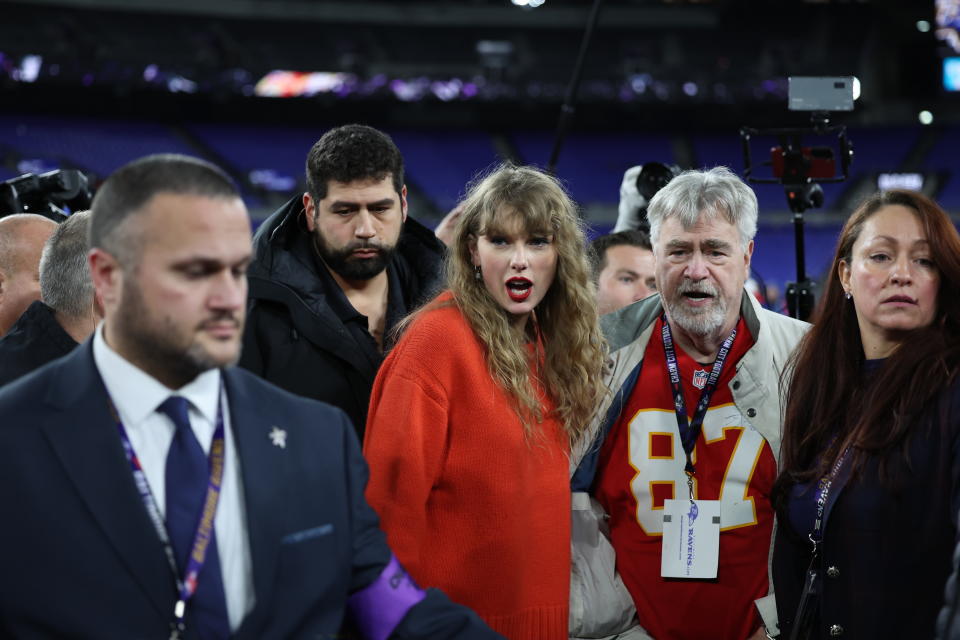 Taylor Swift and Ed Kelce