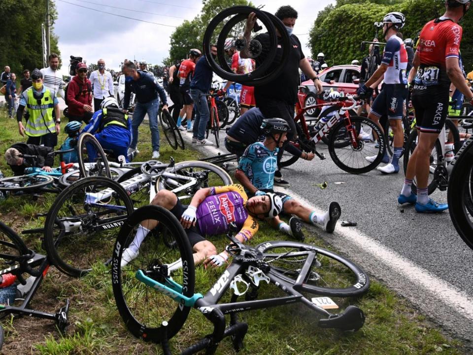 Scharfe Kritik nach Tour-de-France-Stürzen