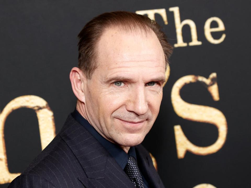Ralph Fiennes played Lord Voldemort in the ‘Harry Potter' franchise (Getty Images for 20th Century St)