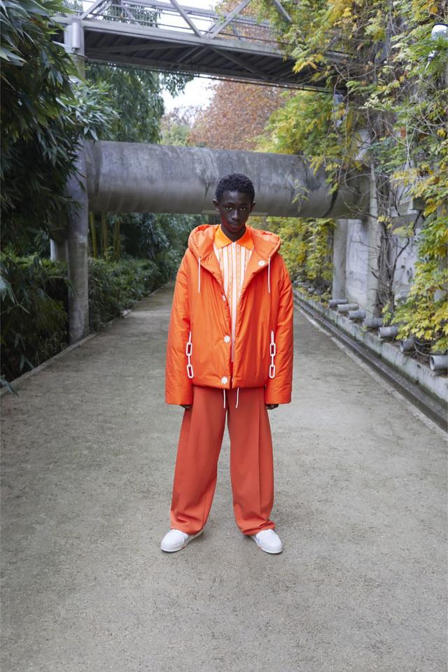 vuitton orange jacket