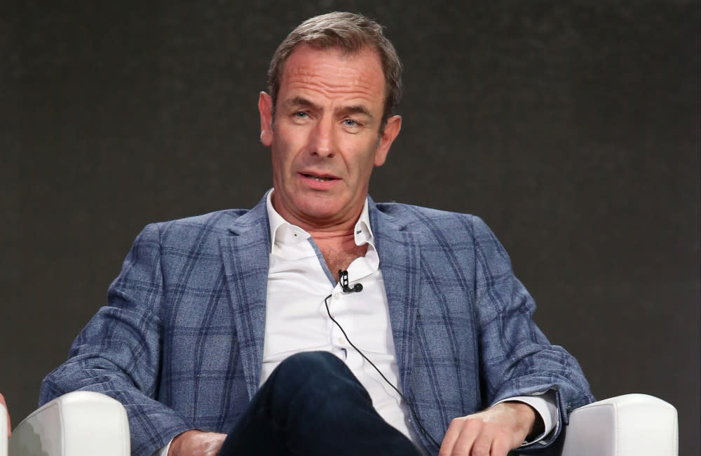 Robson Green feared he would be eaten alive by a 14ft black caiman while filming his new show credit:Bang Showbiz