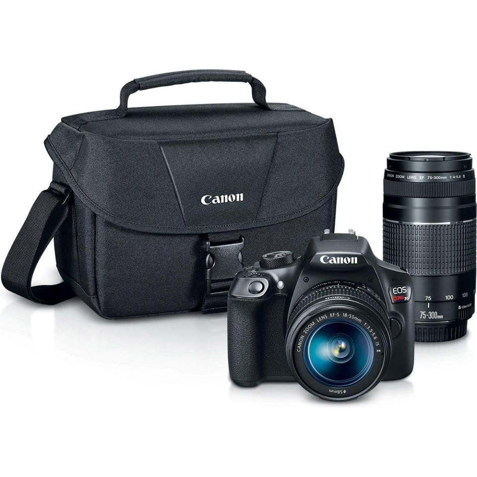 Canon T6 EOS Rebel DSLR Camera Bundle Set. (Photo: Canon)