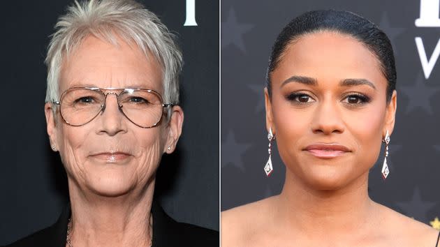 Jamie Lee Curtis (left) went to bat for actor AND singer Ariana DeBose.