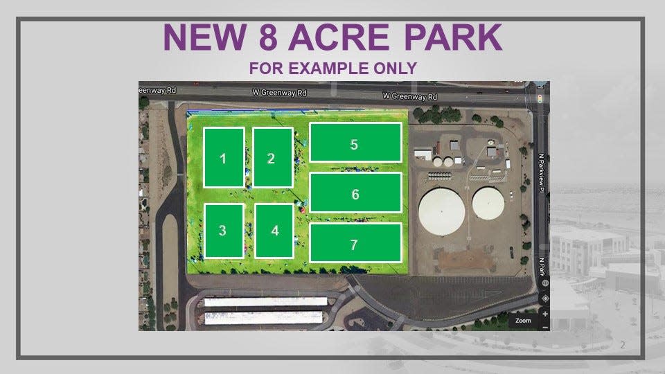 The fields at Countryside Park are expected to open in January, and will include eight multi-sport fields and a playground.