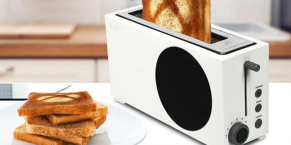 Xbox Series S 2 Slice Toaster（圖片來源：Microsoft / Walmart）