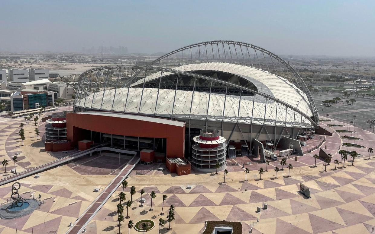 An aerial shot of the Khalifa International Stadium - Getty