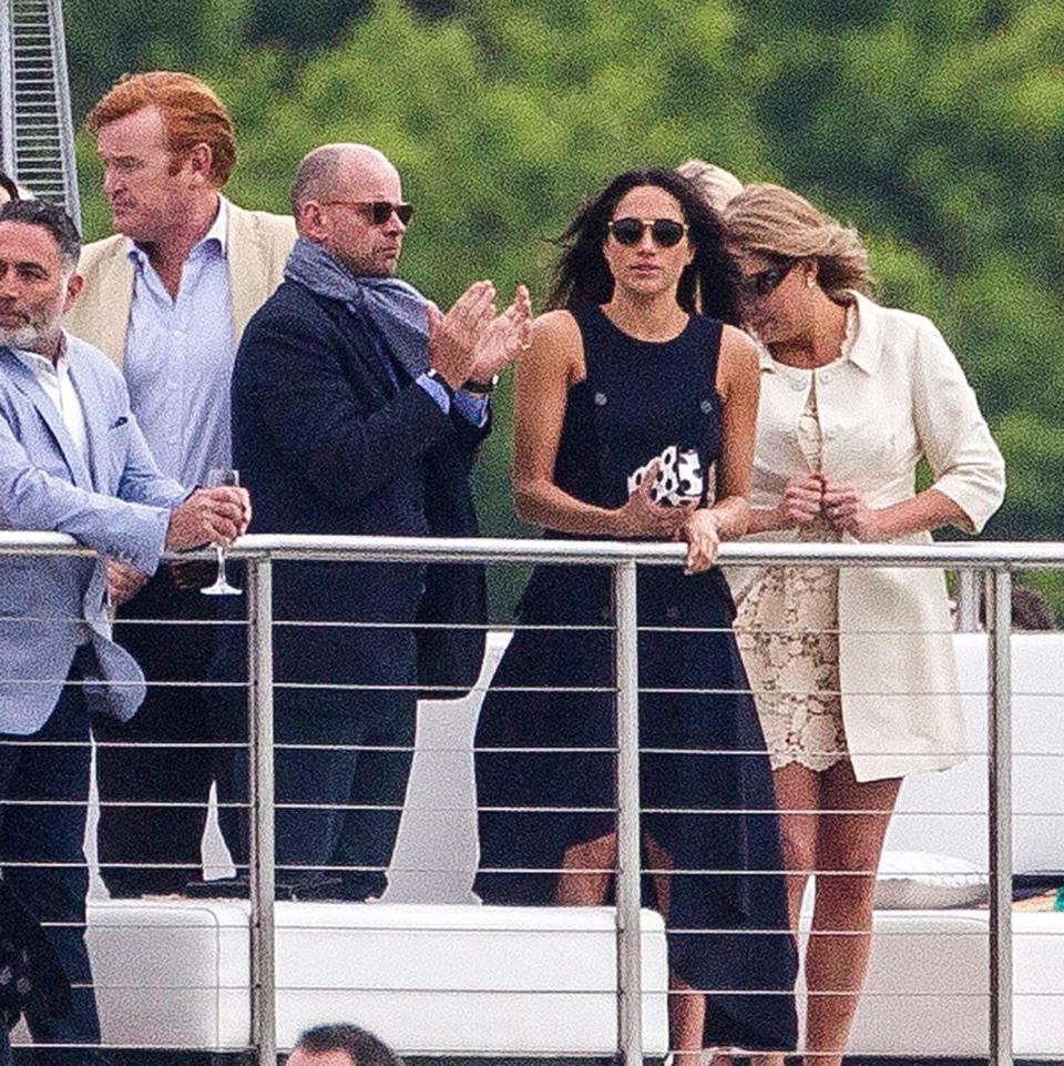 Meghan Markle in the crowd - Credit: David Hartley