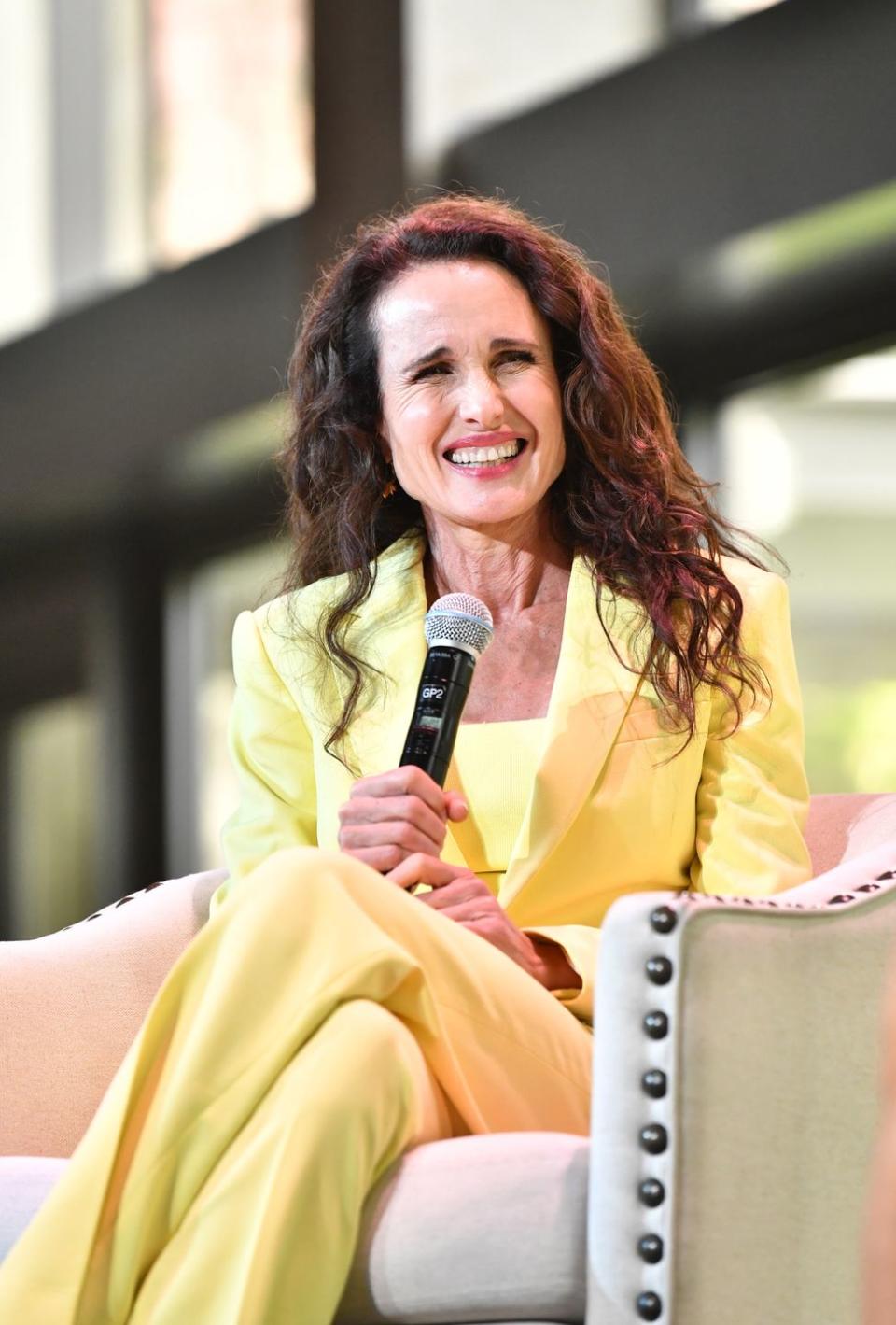 Now: Andie MacDowell