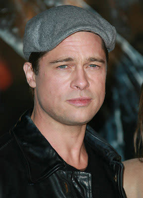 Brad Pitt at the Westwood premiere of Paramount Pictures' Beowulf