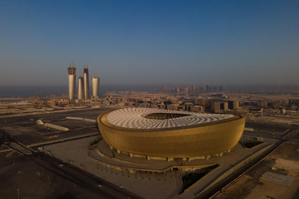 Das Lusail Stadion wird Austragungsort des Finales am 18. Dezember sein. (Bild: David Ramos/Getty Images)