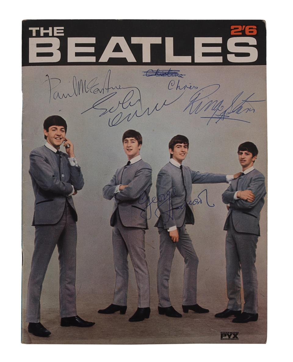 Beatles Booklet fully Autographed