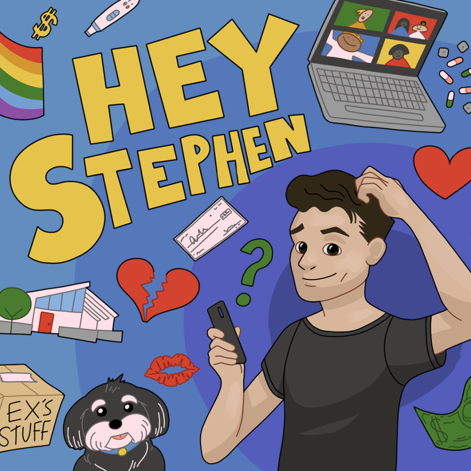 Hey Stephen advice column art