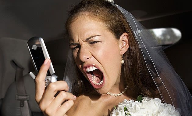 Unexpected cancellations can cause wedding stress. Photo: Thinkstock