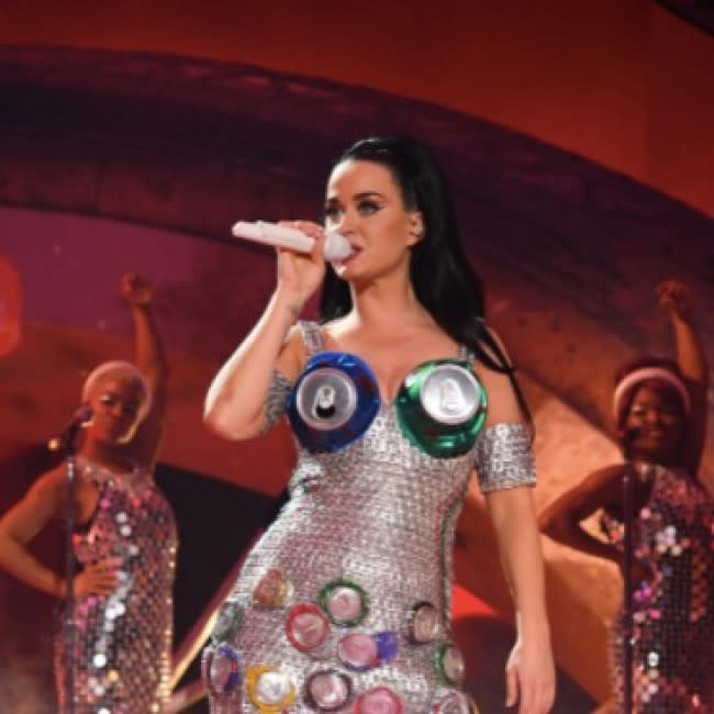 Katy Perry en un concierto de su residencia en Las Vegas credit:Bang Showbiz