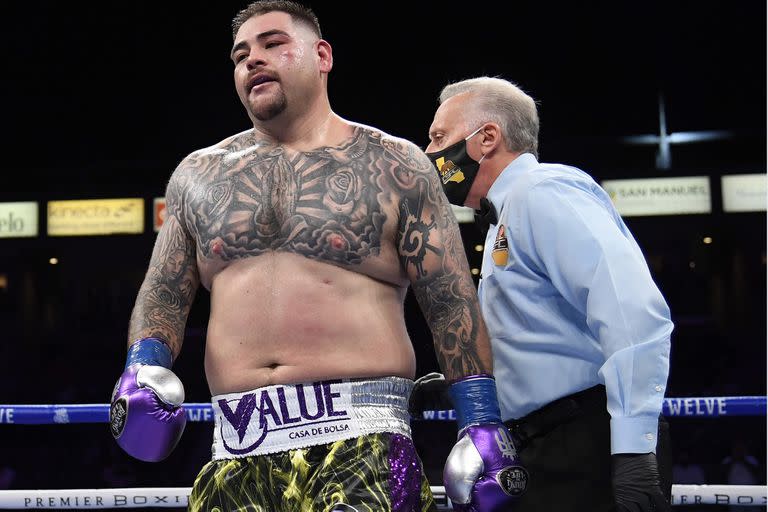 La nueva fisonomía de Andy Ruiz en el combate ante Chris Arreola