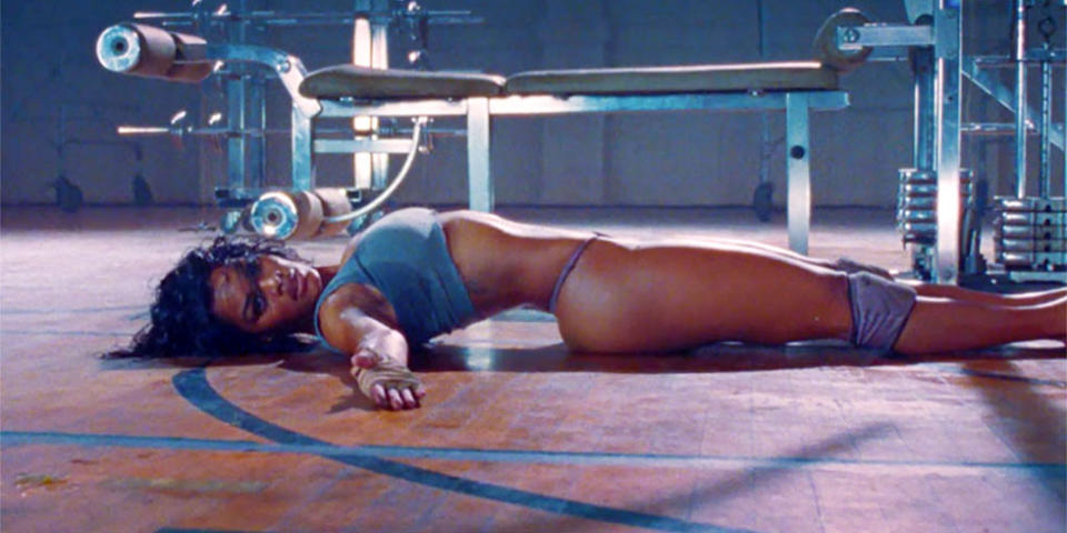 <p>We didn't think any music video could make a splash quite like Kanye West's "Famous" video. We were wrong. All it took was model Teyana Taylor, her killer body, a gym, and West's track "Fade" to make the most inspiring fitness video of all time. Taylor later announced that she was <a rel="nofollow noopener" href="http://www.harpersbazaar.com/beauty/diet-fitness/news/a18439/teyana-taylor-workout-tape/" target="_blank" data-ylk="slk:working on her own fitness tape;elm:context_link;itc:0;sec:content-canvas" class="link ">working on her own fitness tape</a>inspired by the video. Take all our money.</p>