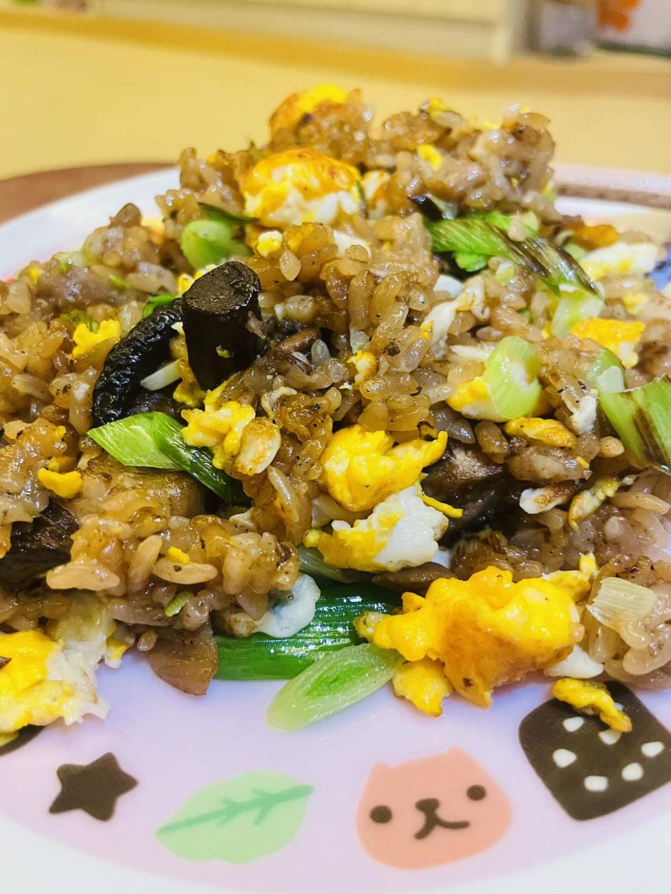 原PO將粽子做成「蛋炒飯」。（圖／翻攝自臉書）