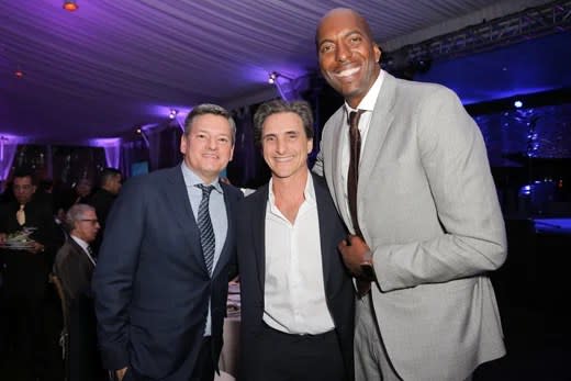 Ted Sarandos John Salley and Lawrence Bender UCLA Institute Sustainability Annual Gala