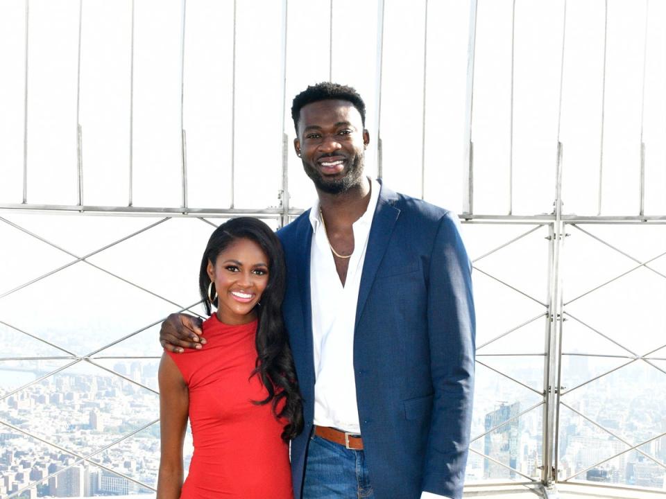 Charity Lawson and Dotun Olubeko (Getty Images for Empire State Re)