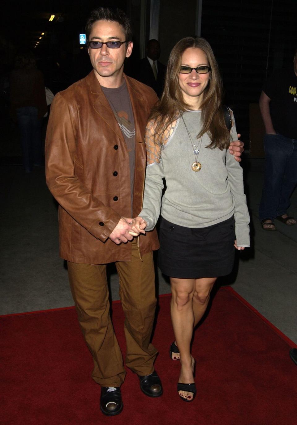 robert downey jr and susan levin during hollywood film festival centerpiece gala film premiere the singing detective at the arclight in hollywood, california, united states photo by sgranitzwireimage