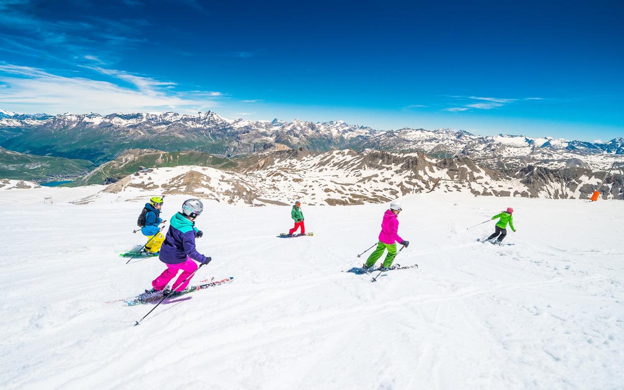 Sunny summer slopes in Tignes, France - ©andyparant.com