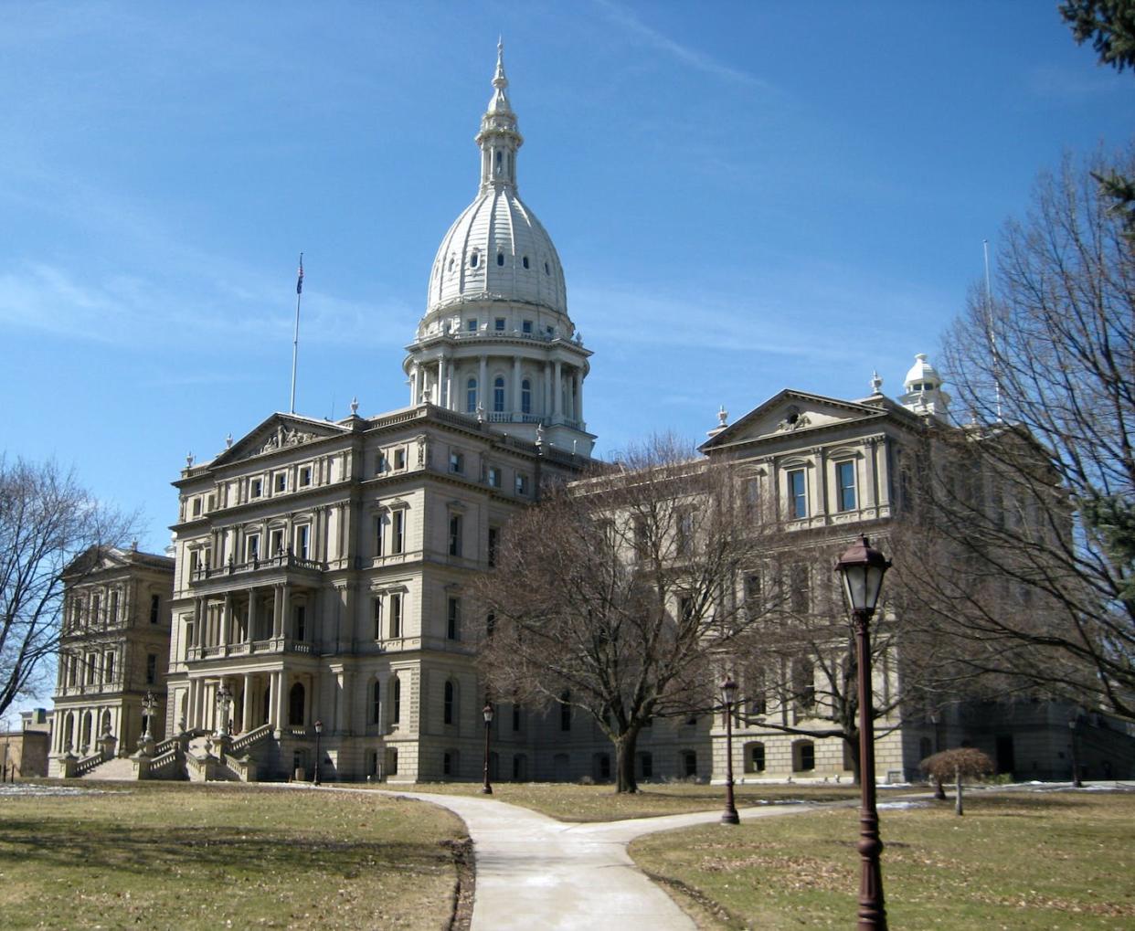 The Michigan State Capitol, like statehouses around the country, has been the site of numerous abortion policy battles. <a href="https://www.gettyimages.com/detail/photo/michigan-capitol-building-royalty-free-image/147514506?adppopup=true" rel="nofollow noopener" target="_blank" data-ylk="slk:Brandon Bartoszek;elm:context_link;itc:0;sec:content-canvas" class="link ">Brandon Bartoszek</a>